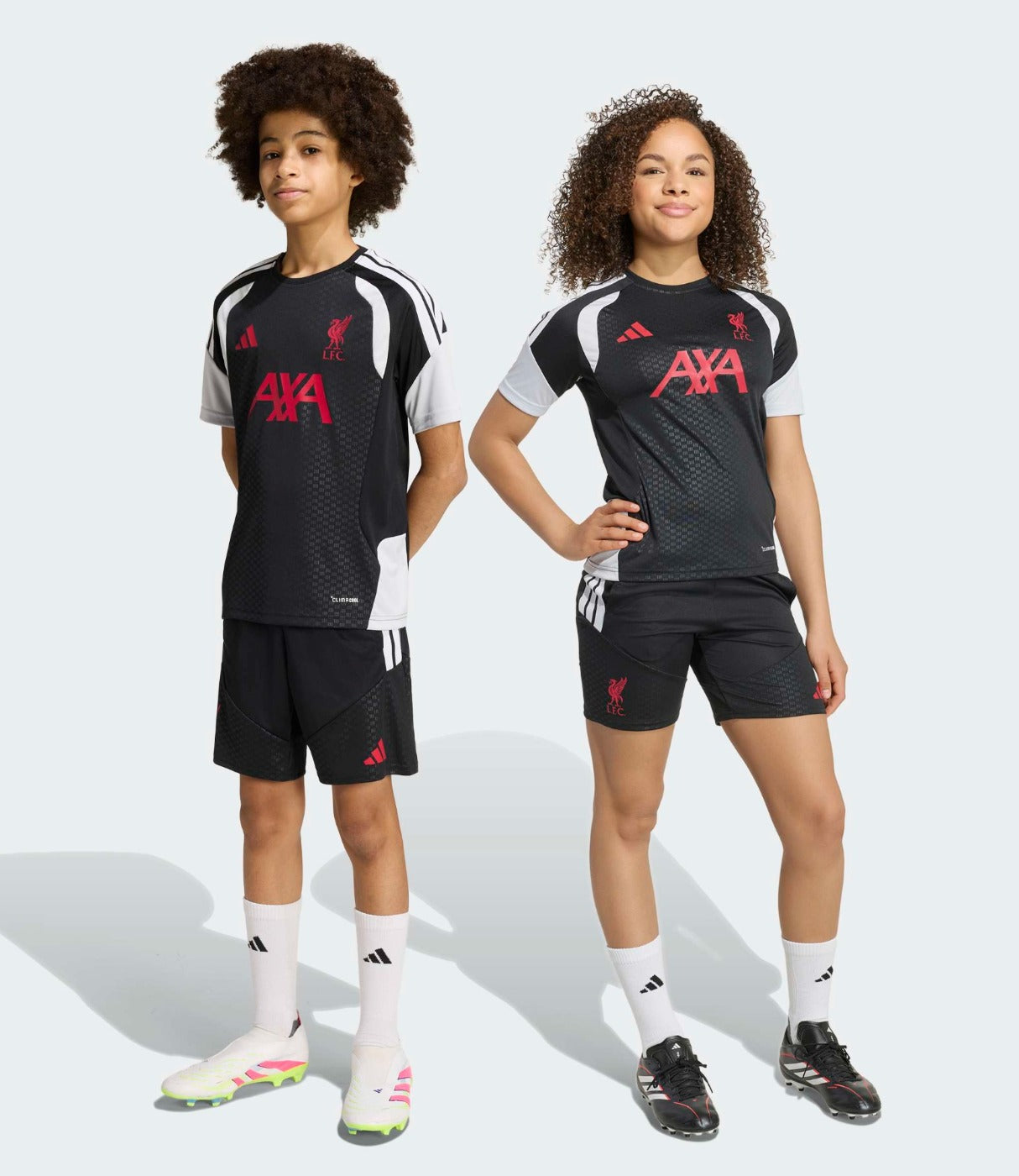 אדידס מכנסיים קצרים Liverpool FC 26/27 Tiro ג'וניור - שחור