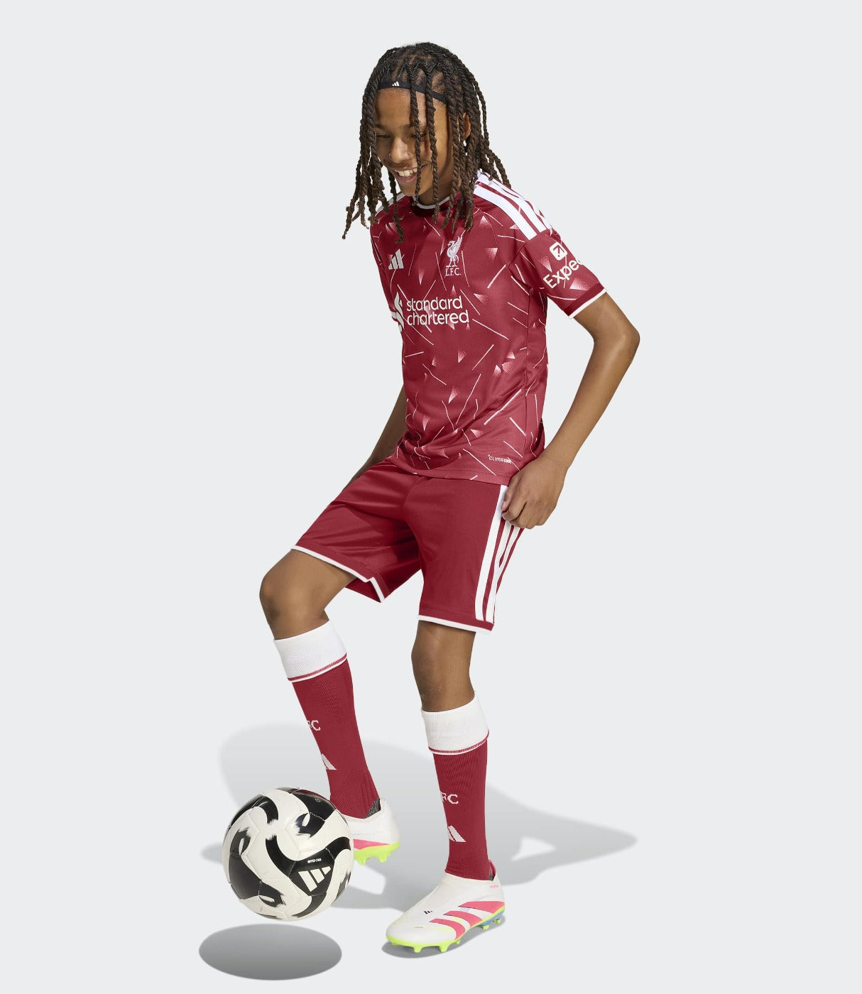 אדידס מכנסי כדורגל קצרים LIVERPOOL FC 26/27 HOME ג'וניור