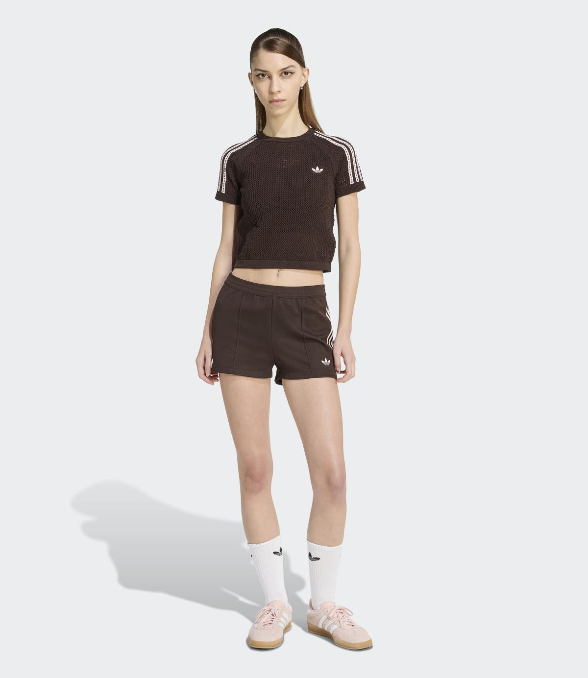אדידס חולצה קצרה CROCHET CALI TEE לנשים
