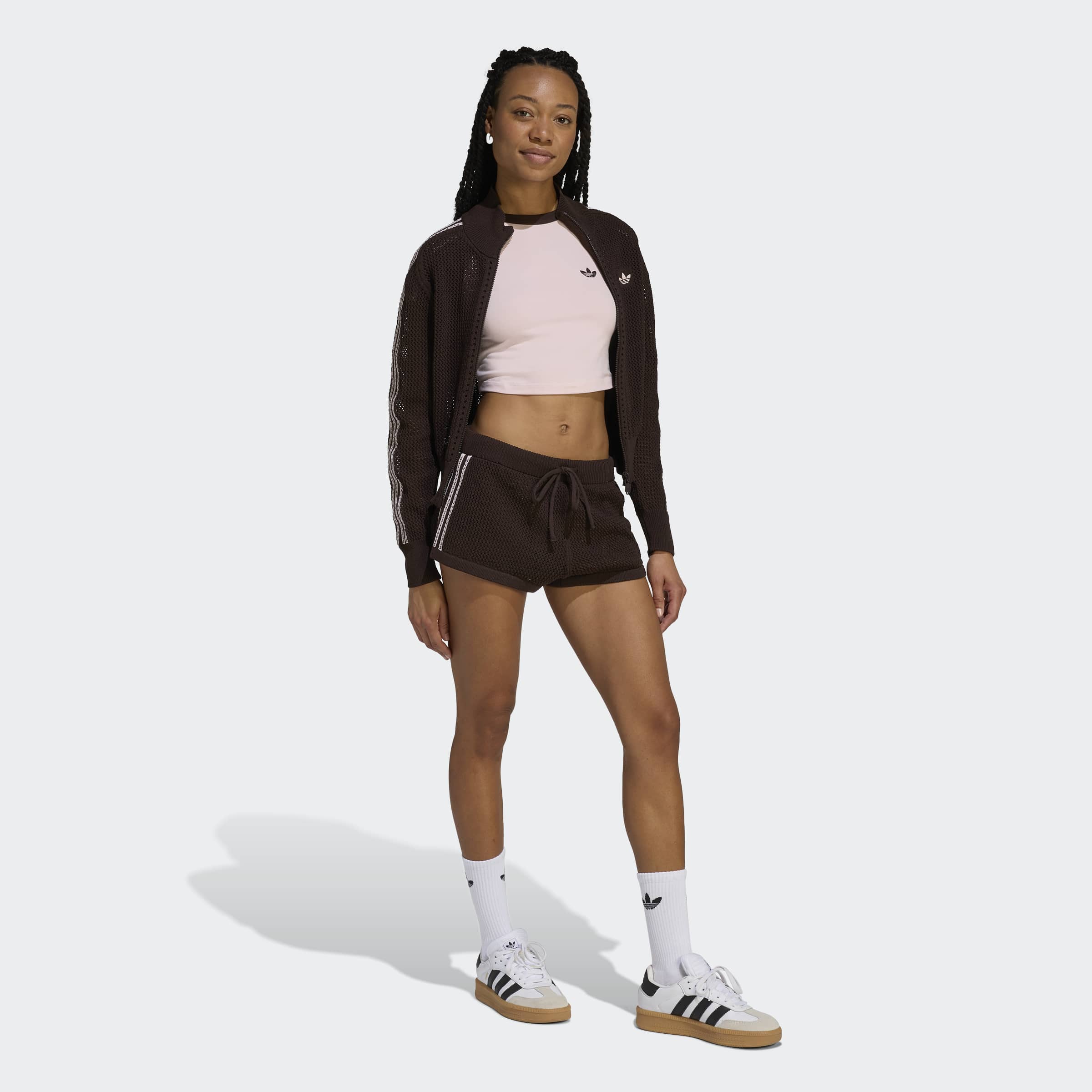 אדידס חולצת קרושה ארוכה CROCHET FIREBIRD לנשים