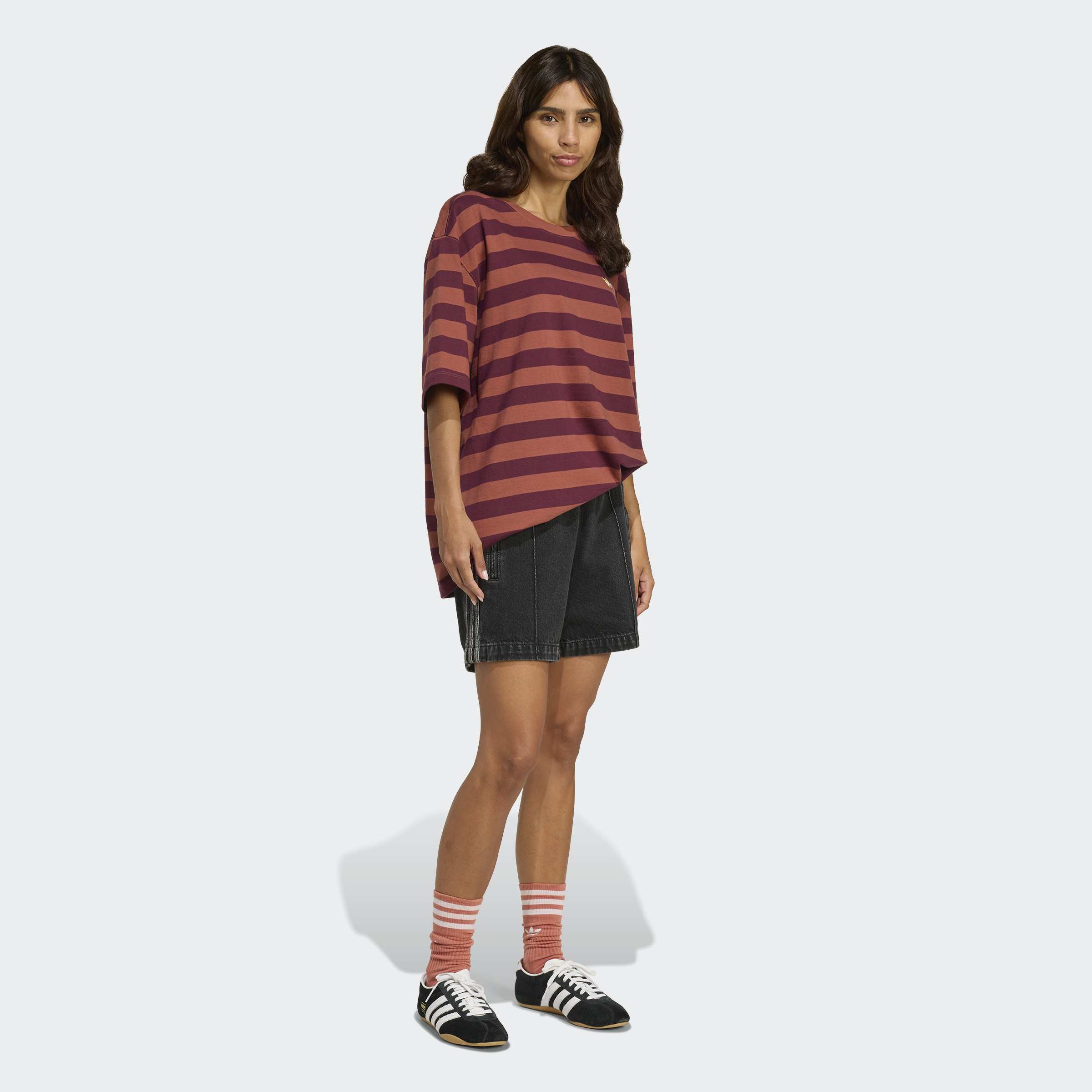 אדידס טישרט STRIPED SS לנשים