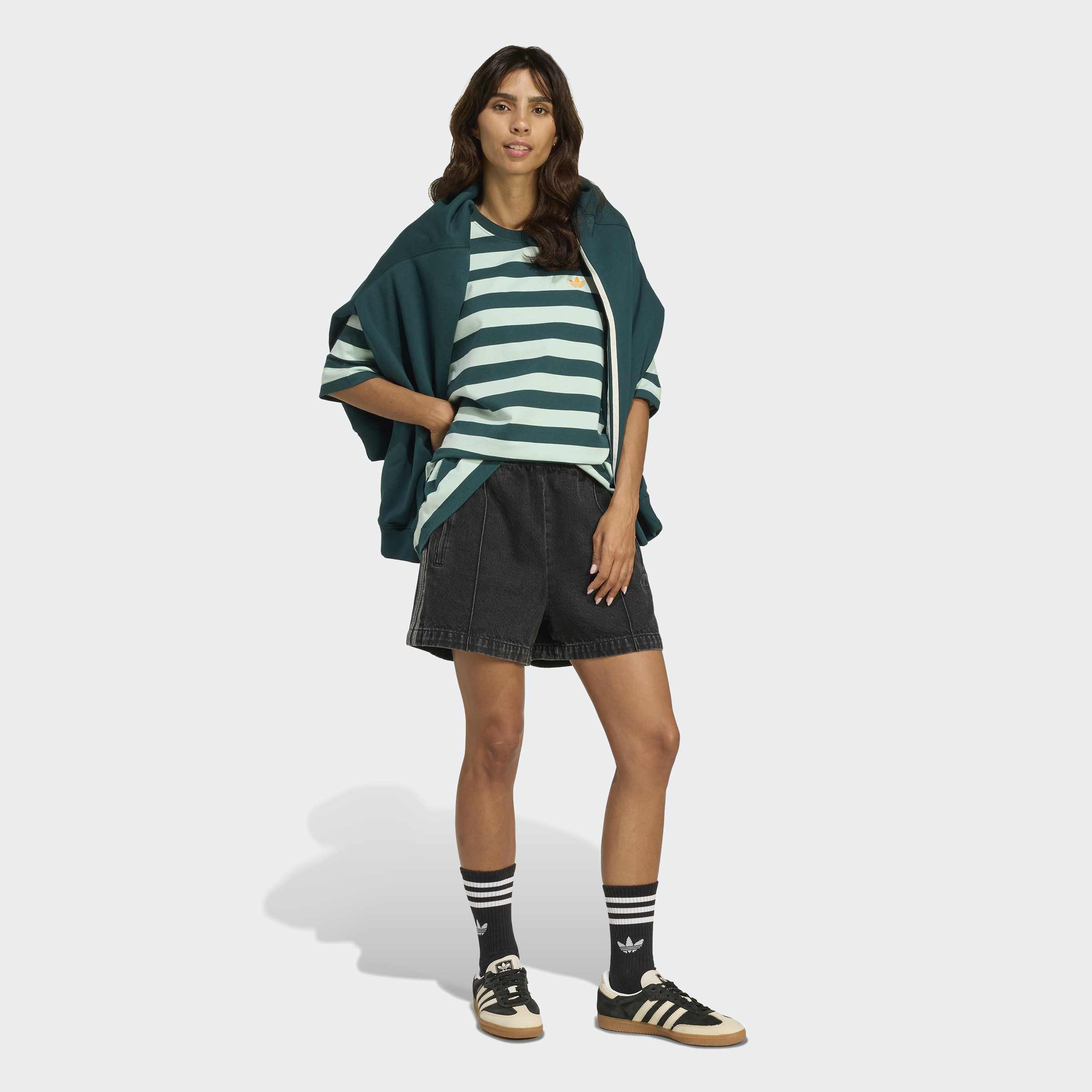 אדידס טישרט STRIPED SS לנשים