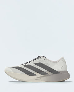 נעלי ריצה ADIDAS Adizero EVO SL לגברים בצבע לבן-אפור, מבט מהצד, מבית CHOZEN
