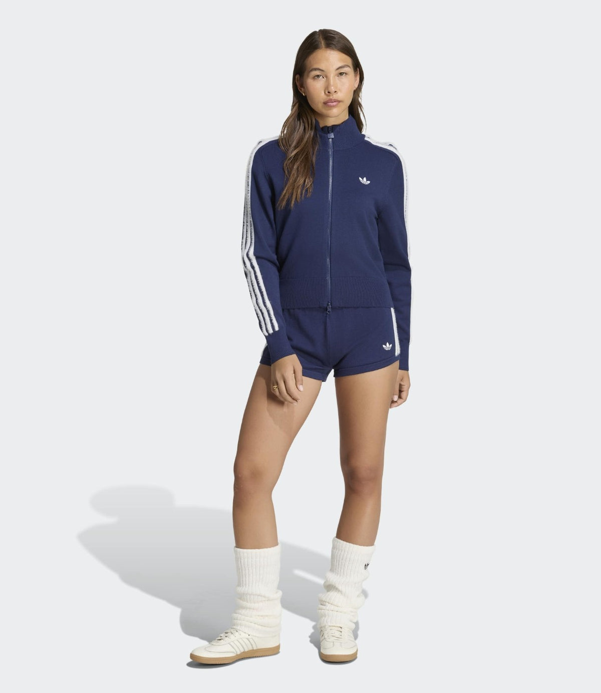 ADIDAS TRACK TOP בצבע כחול אינדיגו כהה - CHOZEN