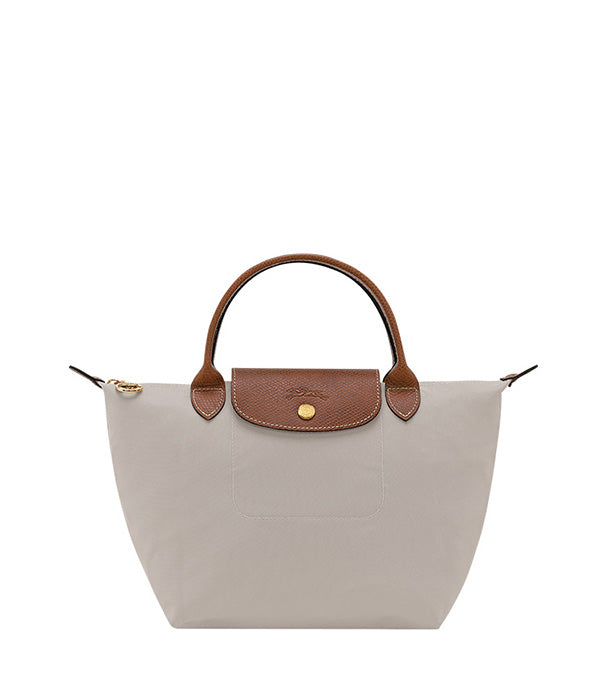 לונגשאמפ תיק יד קטן Le Pliage Original אפור בהיר