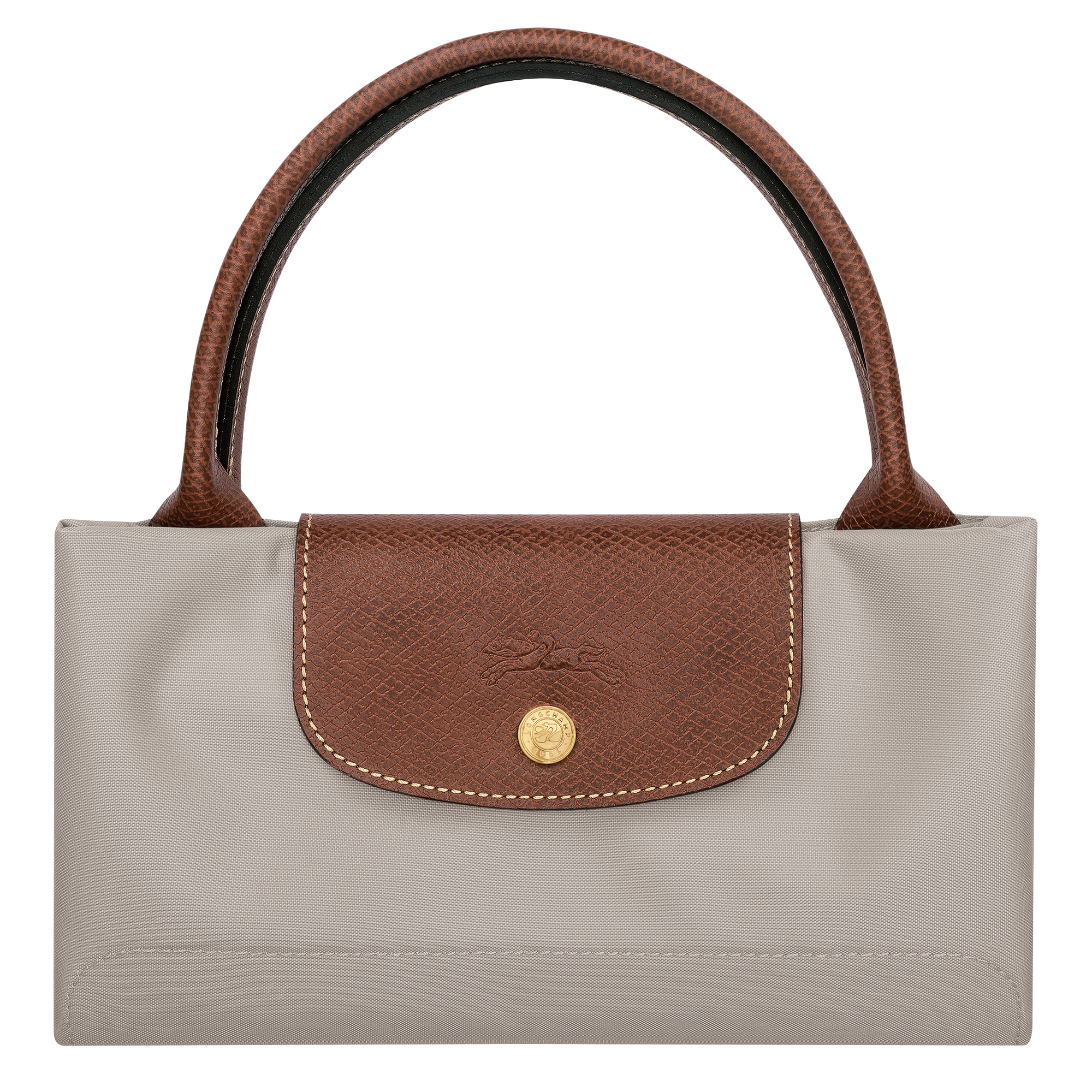 לונגשאמפ תיק יד בינוני Le Pliage Original אפור בהיר