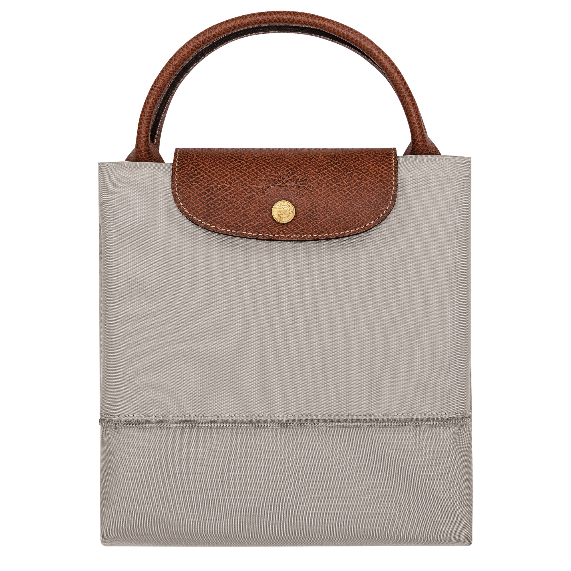 לונגשאמפ תיק נסיעות מתרחב Le Pliage Original אפור בהיר