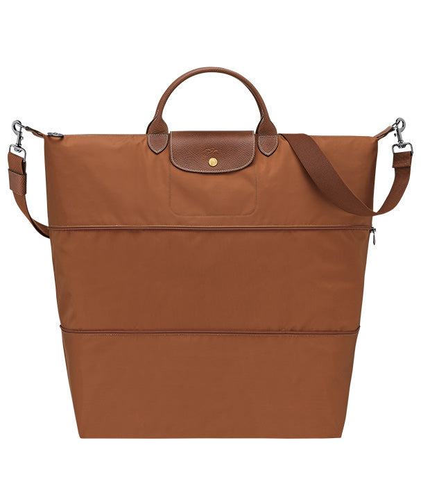 לונגשאמפ תיק נסיעות מתרחב Le Pliage Original חום