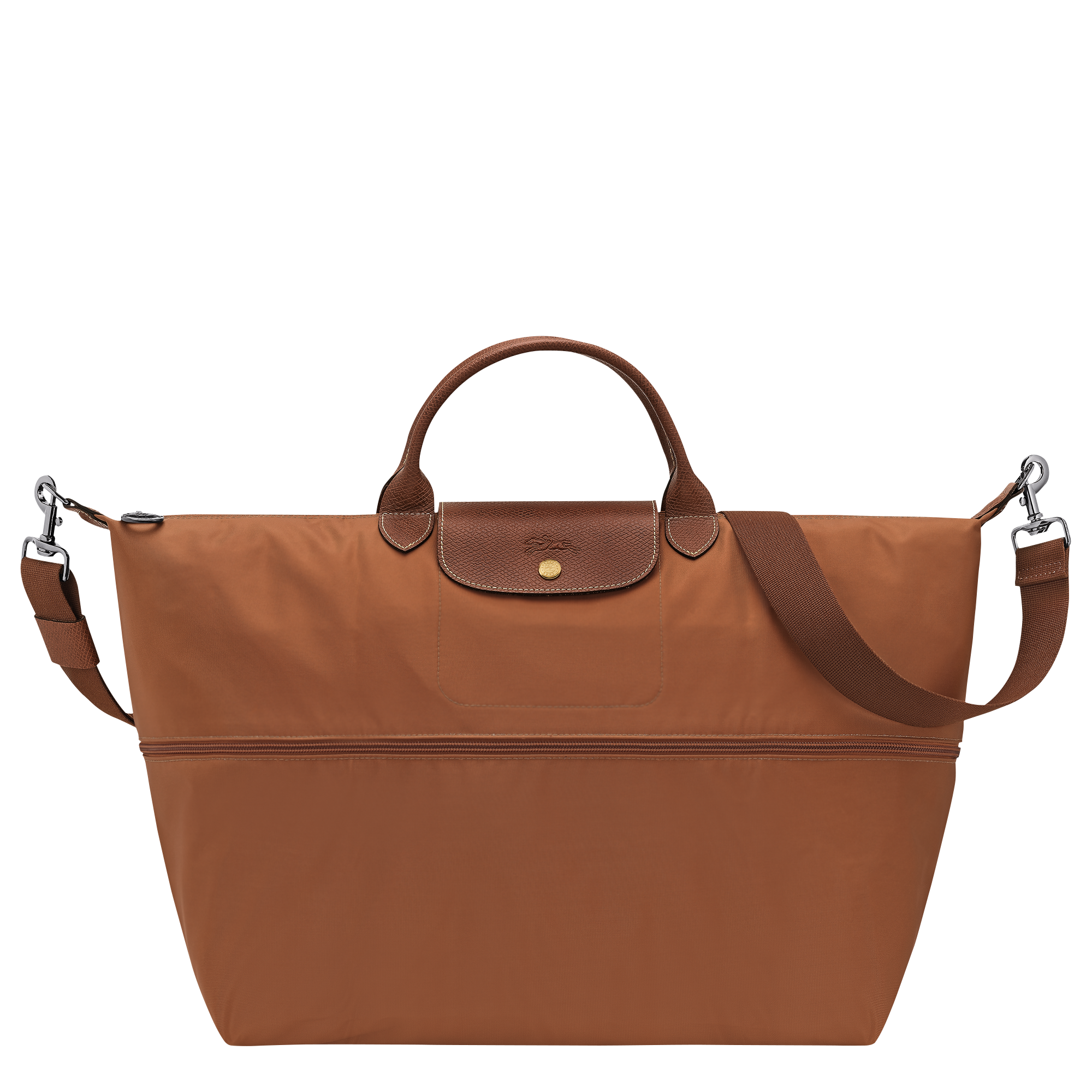 לונגשאמפ תיק נסיעות מתרחב Le Pliage Original חום