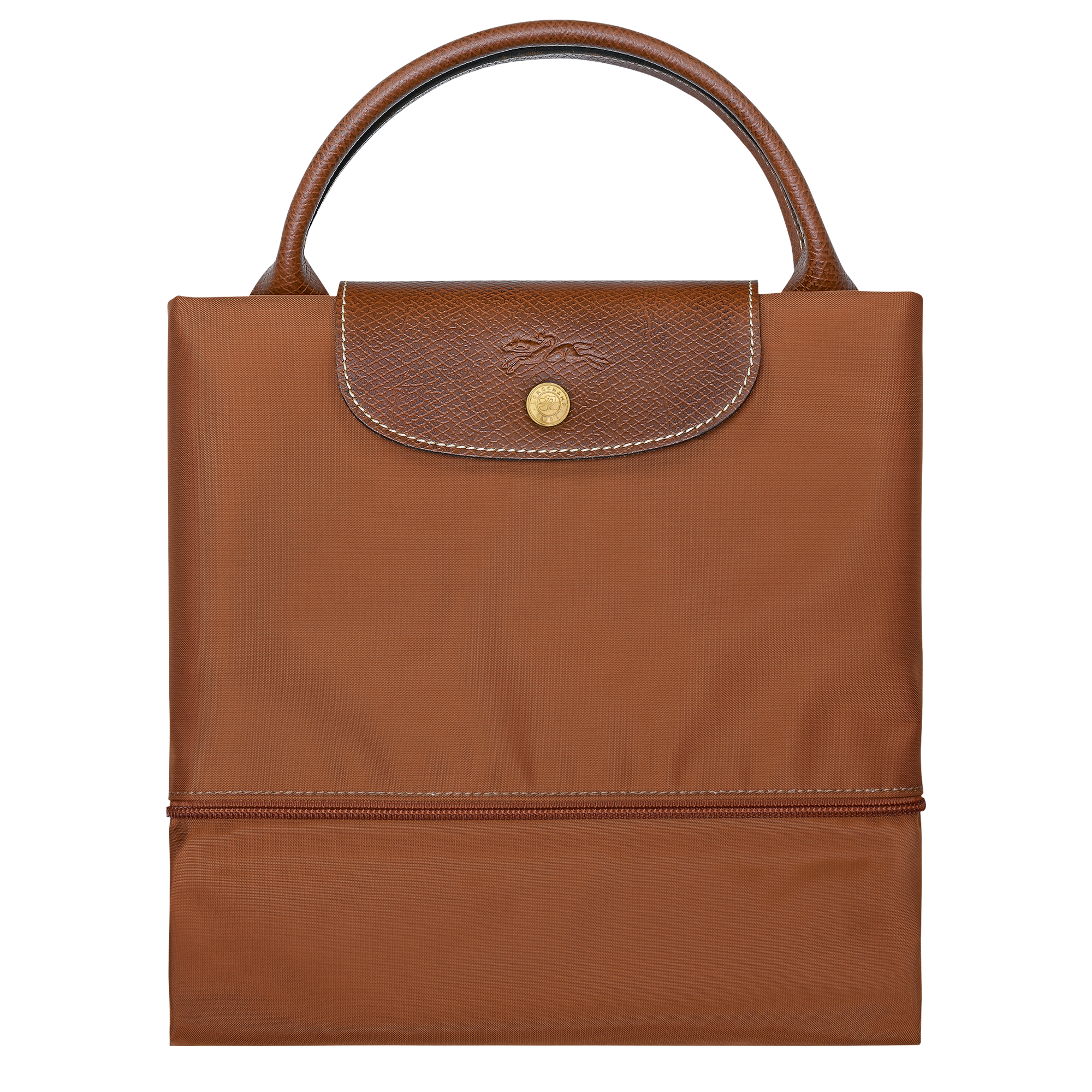 לונגשאמפ תיק נסיעות מתרחב Le Pliage Original חום