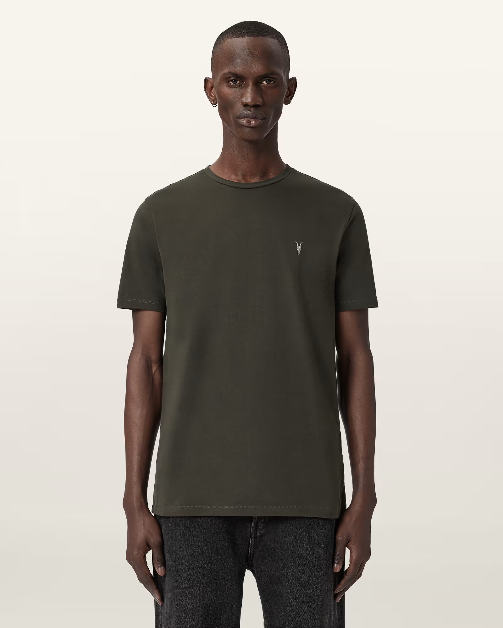 אול סיינטס מארז 3 טי-שירטים לוגו רקום TONIC SS CREW לגברים