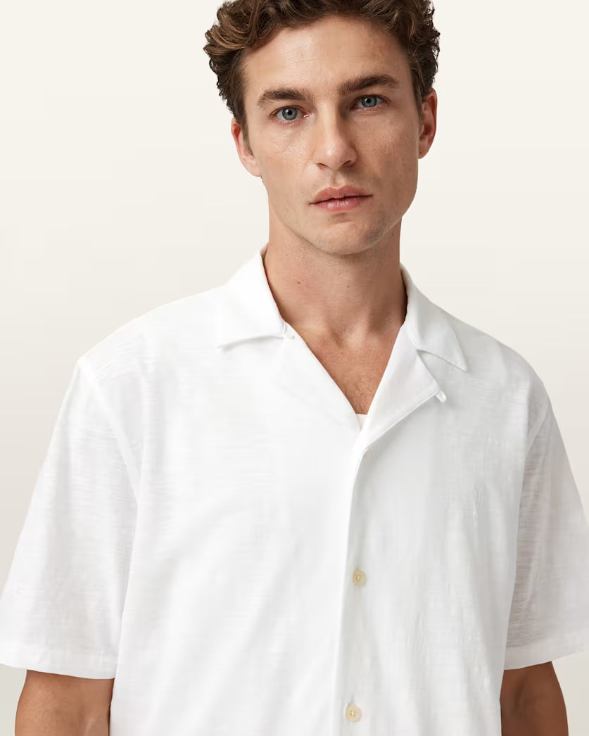 אול סיינטס חולצה מכופתרת קצרה ROBSON SS SHIRT לגברים