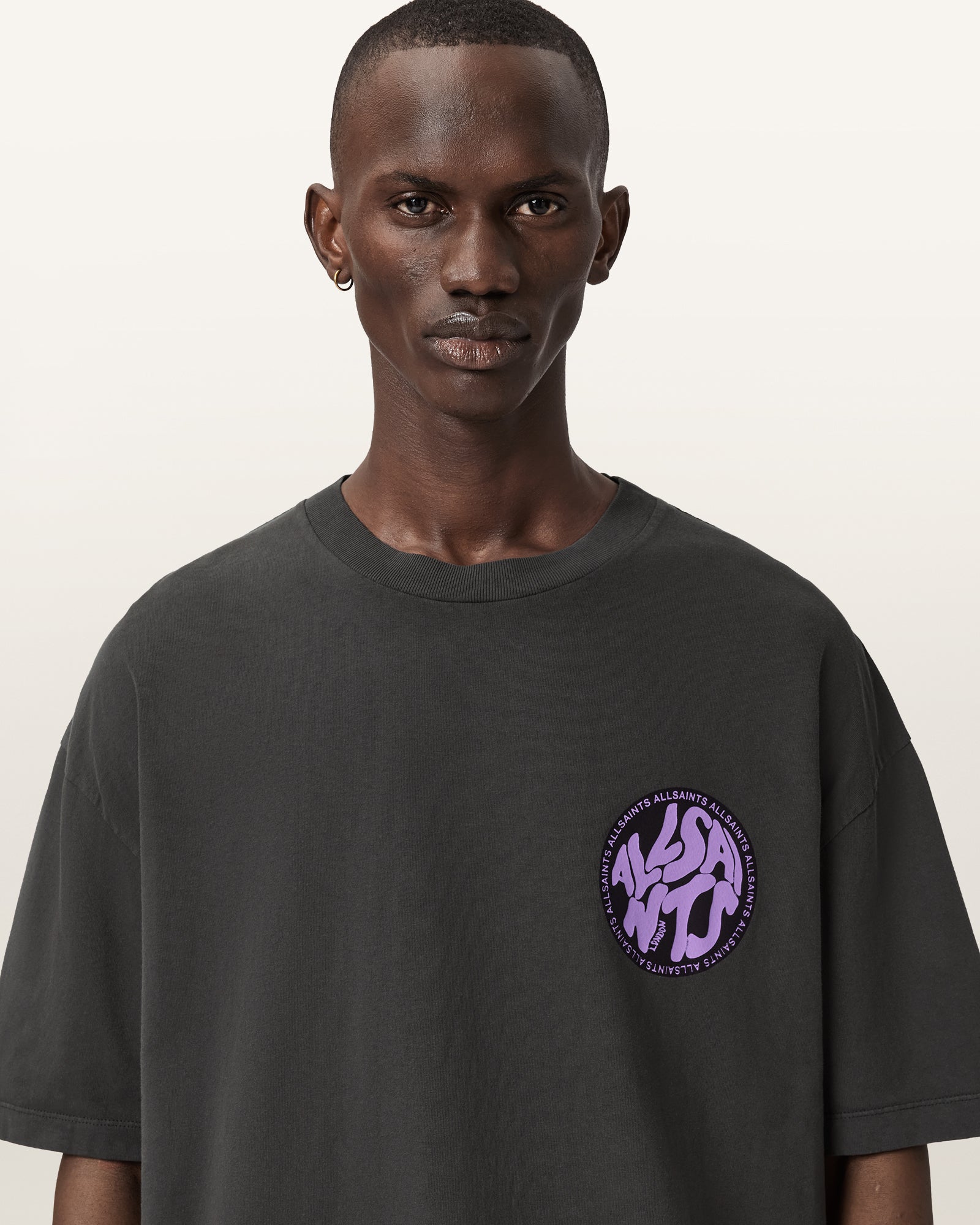 אול סיינטס טישרט DISTORTION SS CREW לגברים