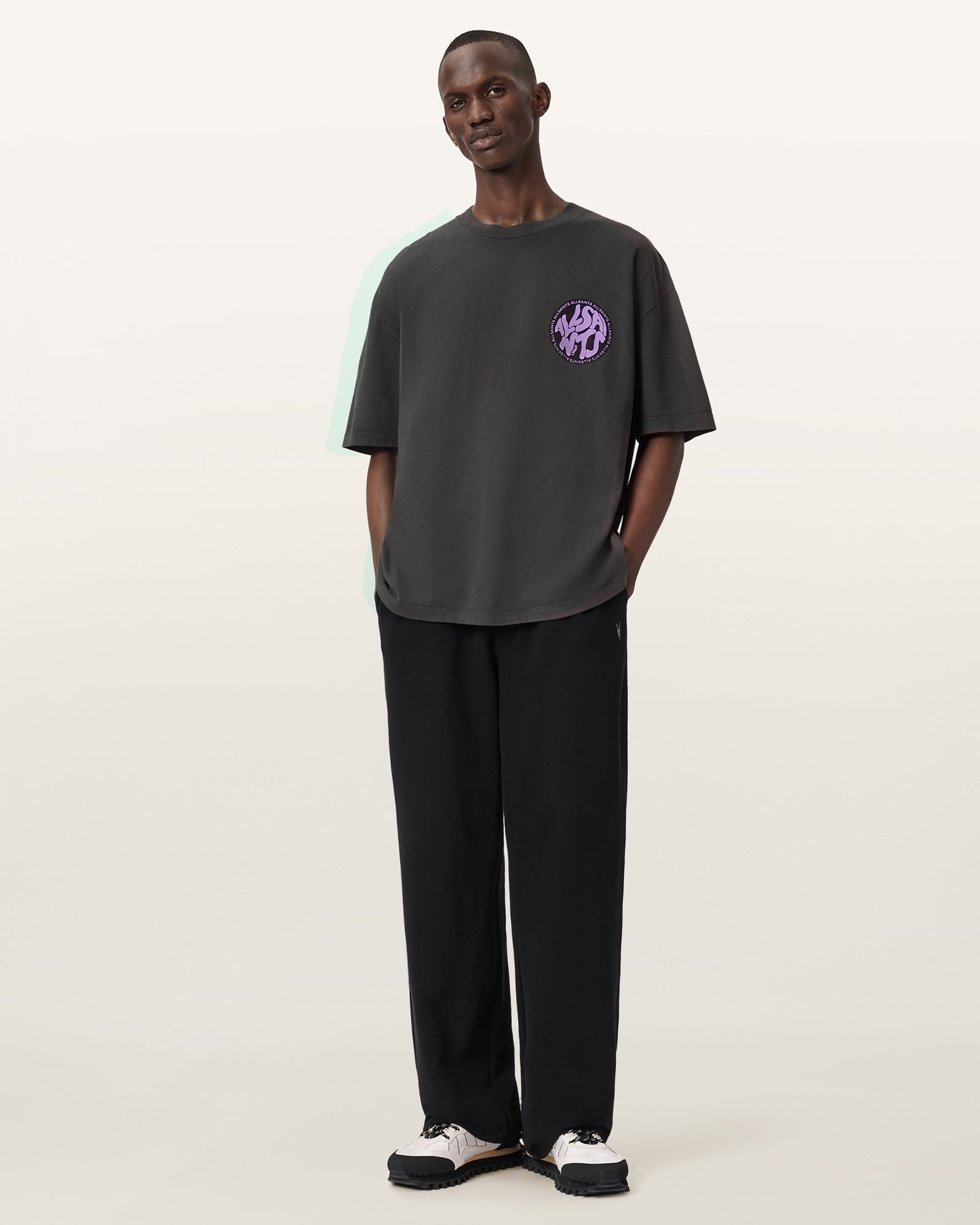 אול סיינטס טישרט DISTORTION SS CREW לגברים