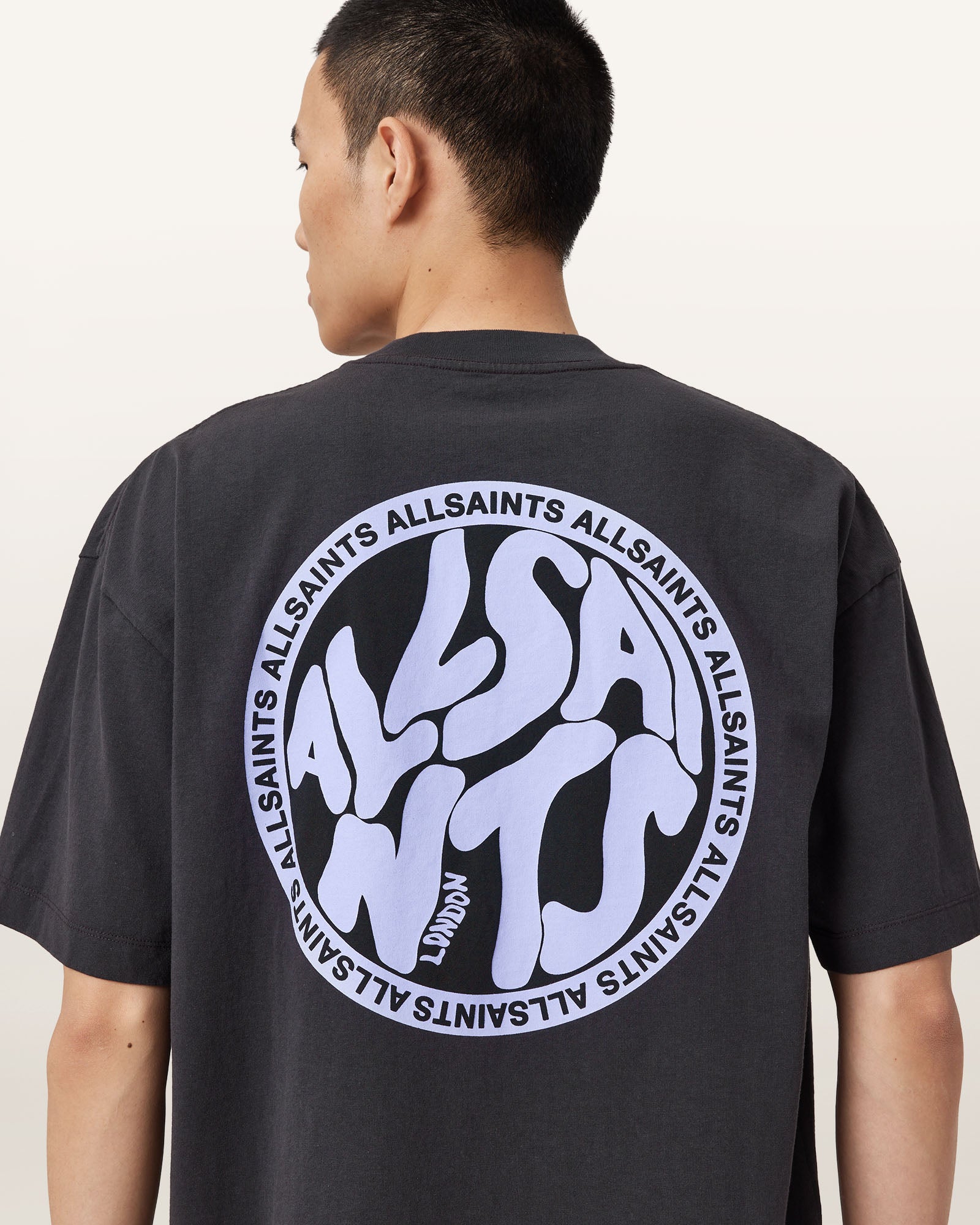 אול סיינטס טישרט DISTORTION SS CREW לגברים