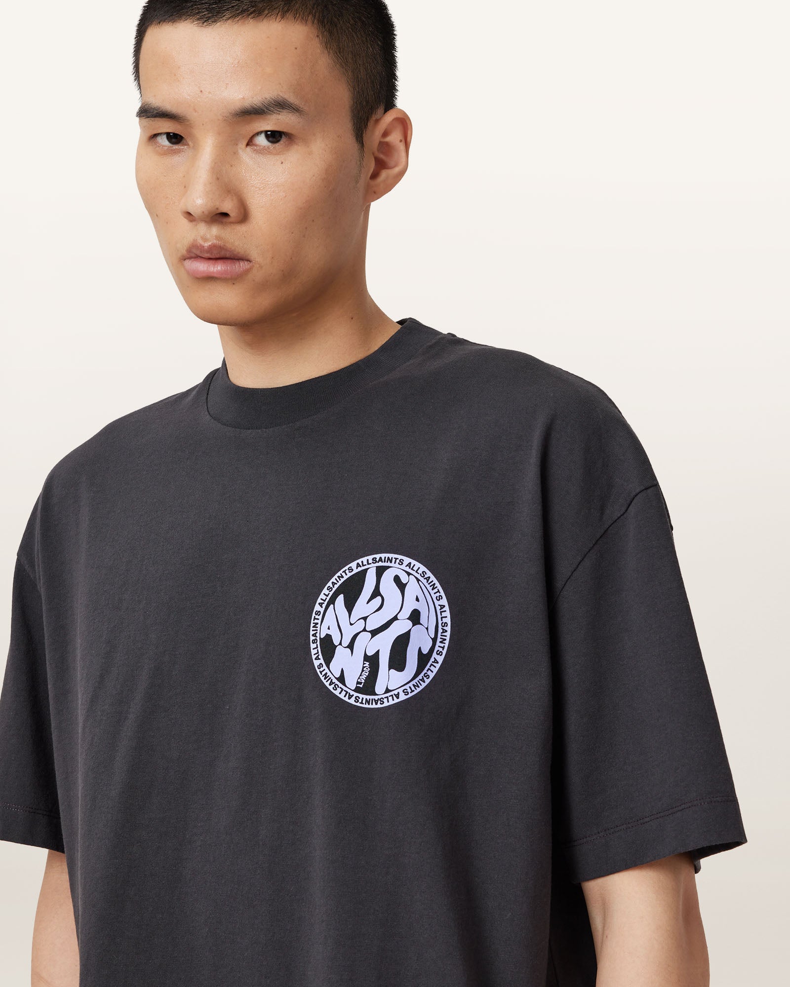 אול סיינטס טישרט DISTORTION SS CREW לגברים