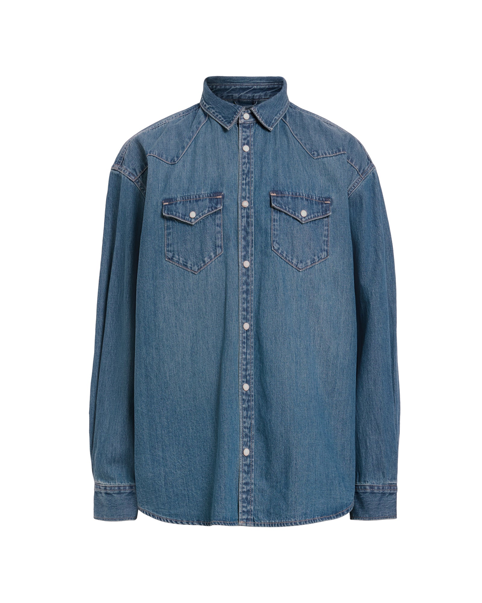 אול סיינטס חולצה מכופתרת ארוכה FENTON SHIRT לגברים