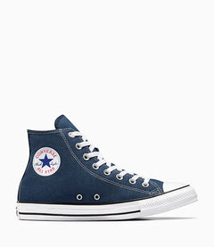 נעל קונברס גבוה בצבע כחול עם לוגו All Star, נעל אופנתית באתר CHOZEN
