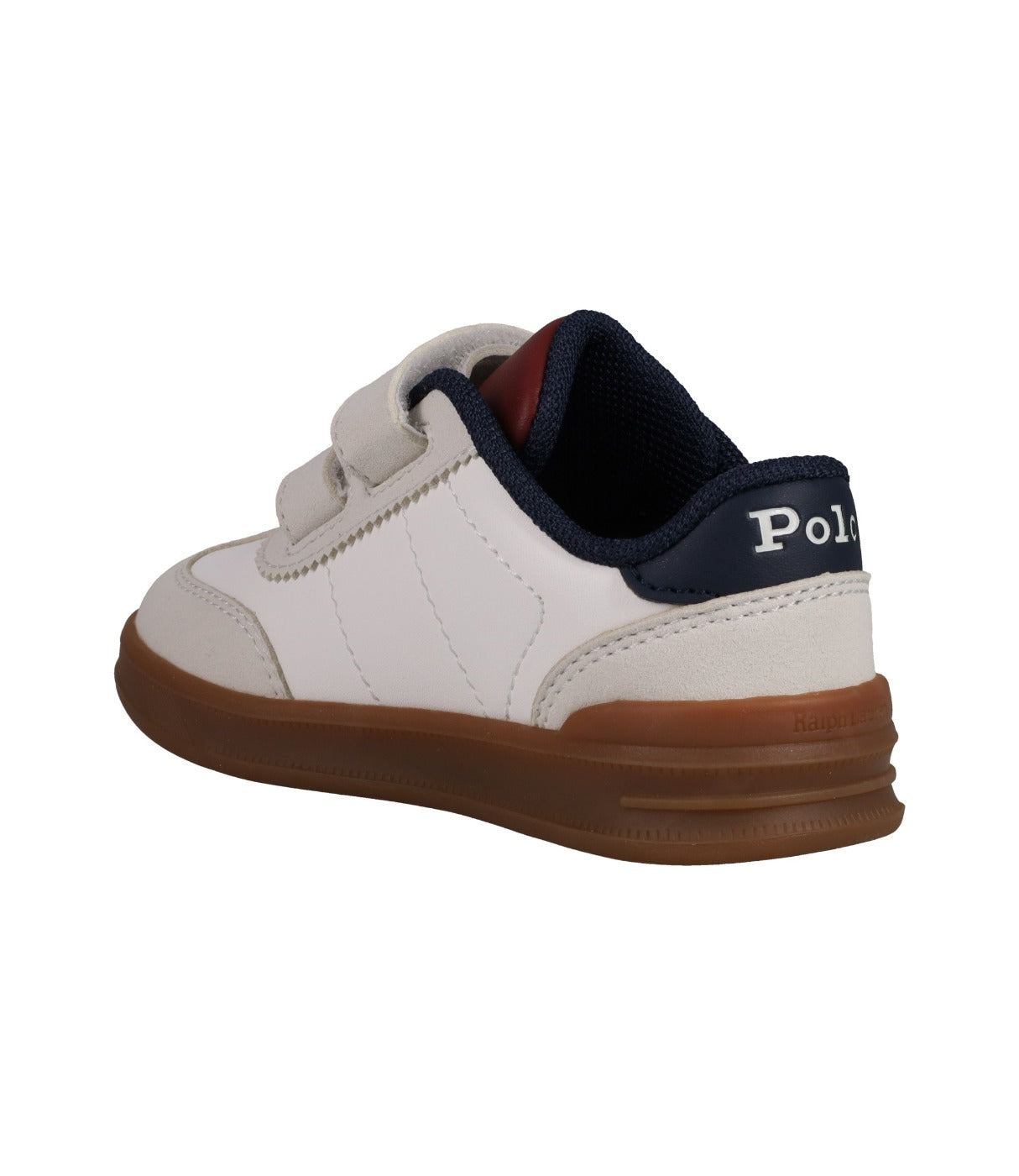 ראלף לורן סניקרס HOLLIS EZ לתינוקות - לבן, אפור, חום כהה