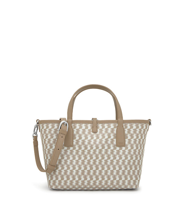 טואוס תיק יד Manifesto Double Way בצבע בז'