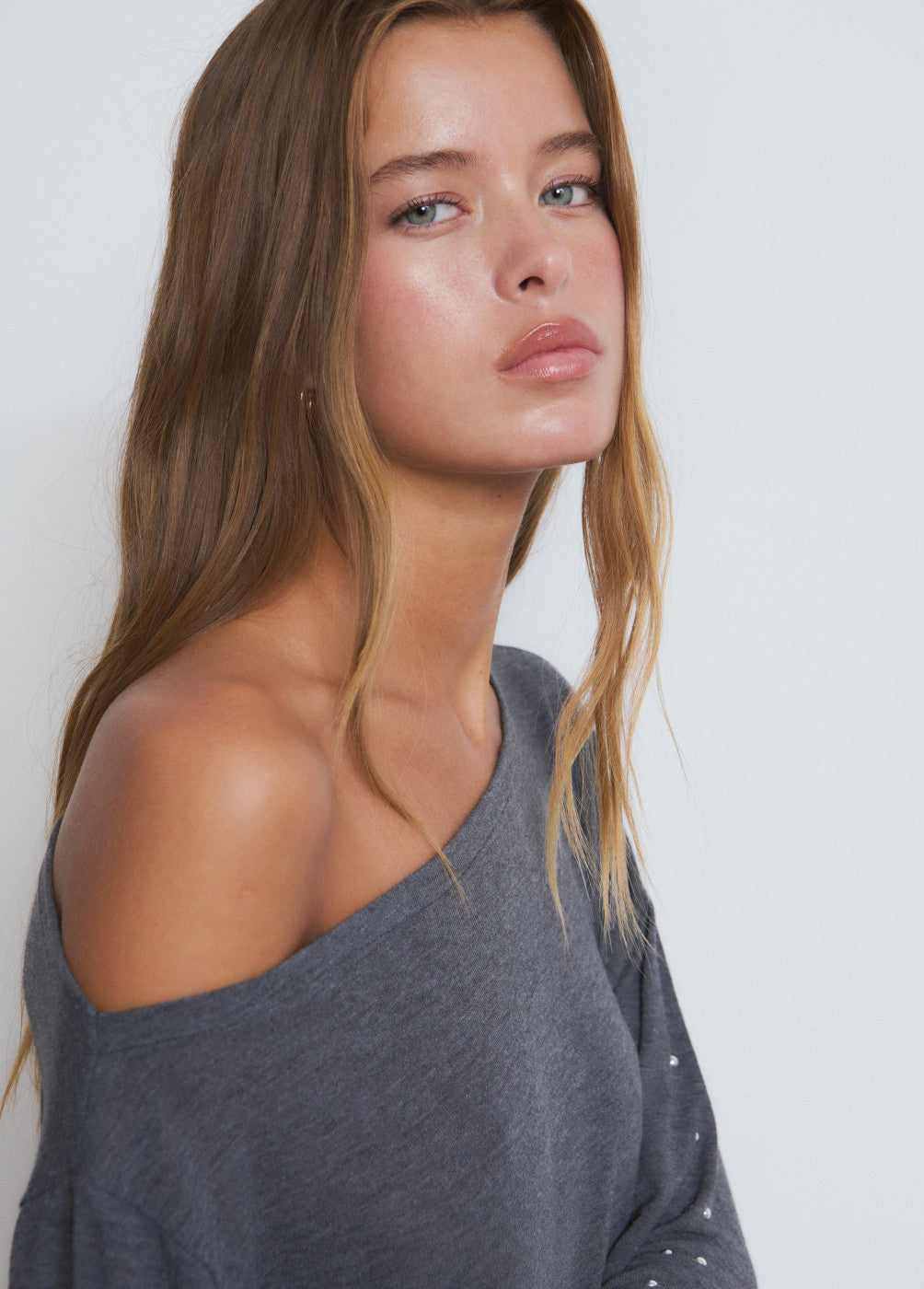 בראוני חולצה ארוכה לנשים