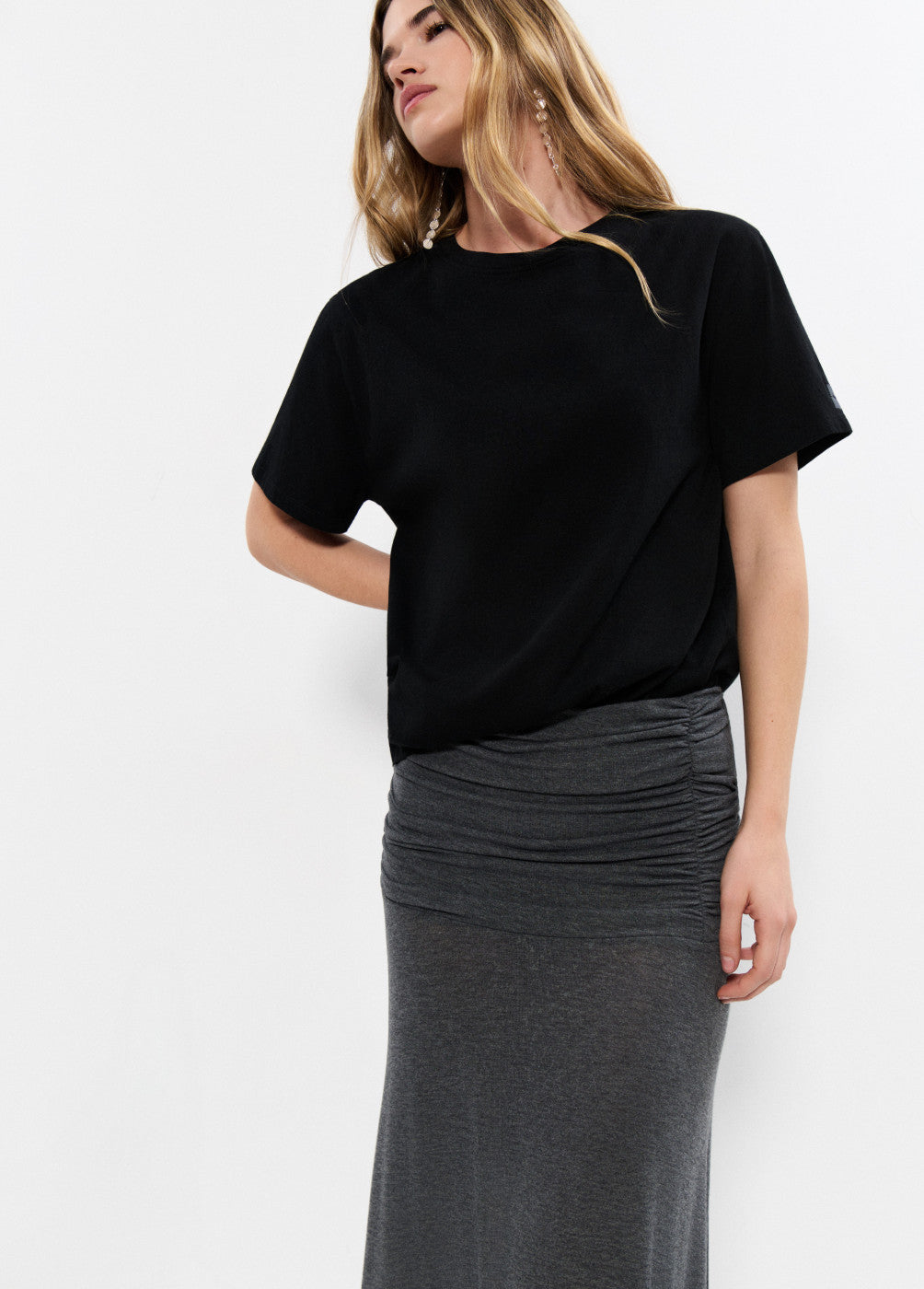 בראוני חצאית מידי לנשים