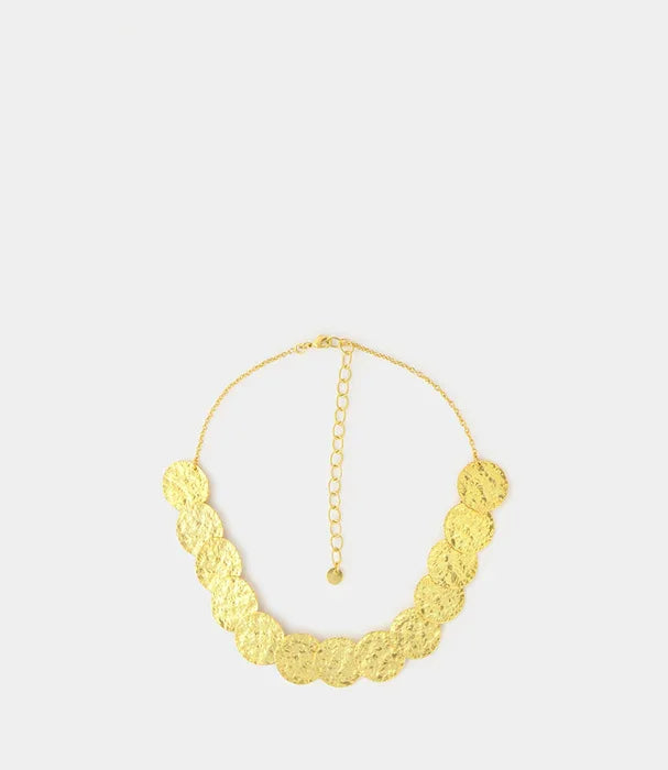 שרשרת זהב עם תליון עגול מעוצב, תכשיט יוקרתי מ-CHOZEN