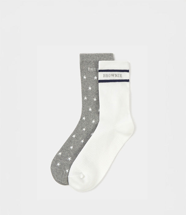 בראוני מארז 2 זוגות גרביים