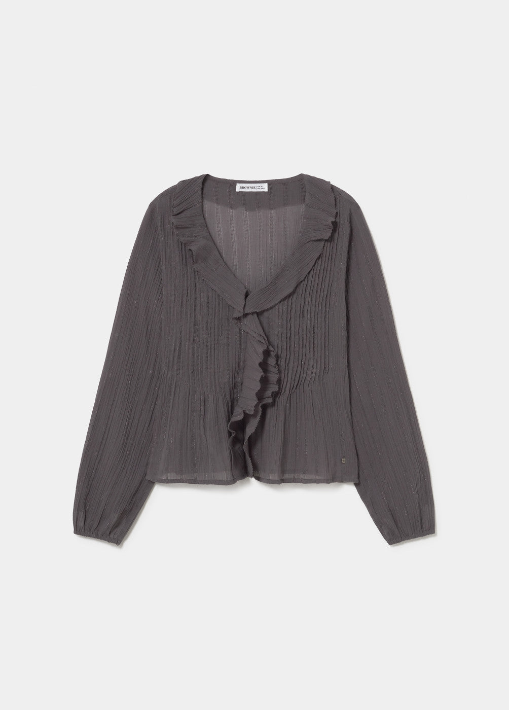 בראוני חולצה ארוכה לנשים