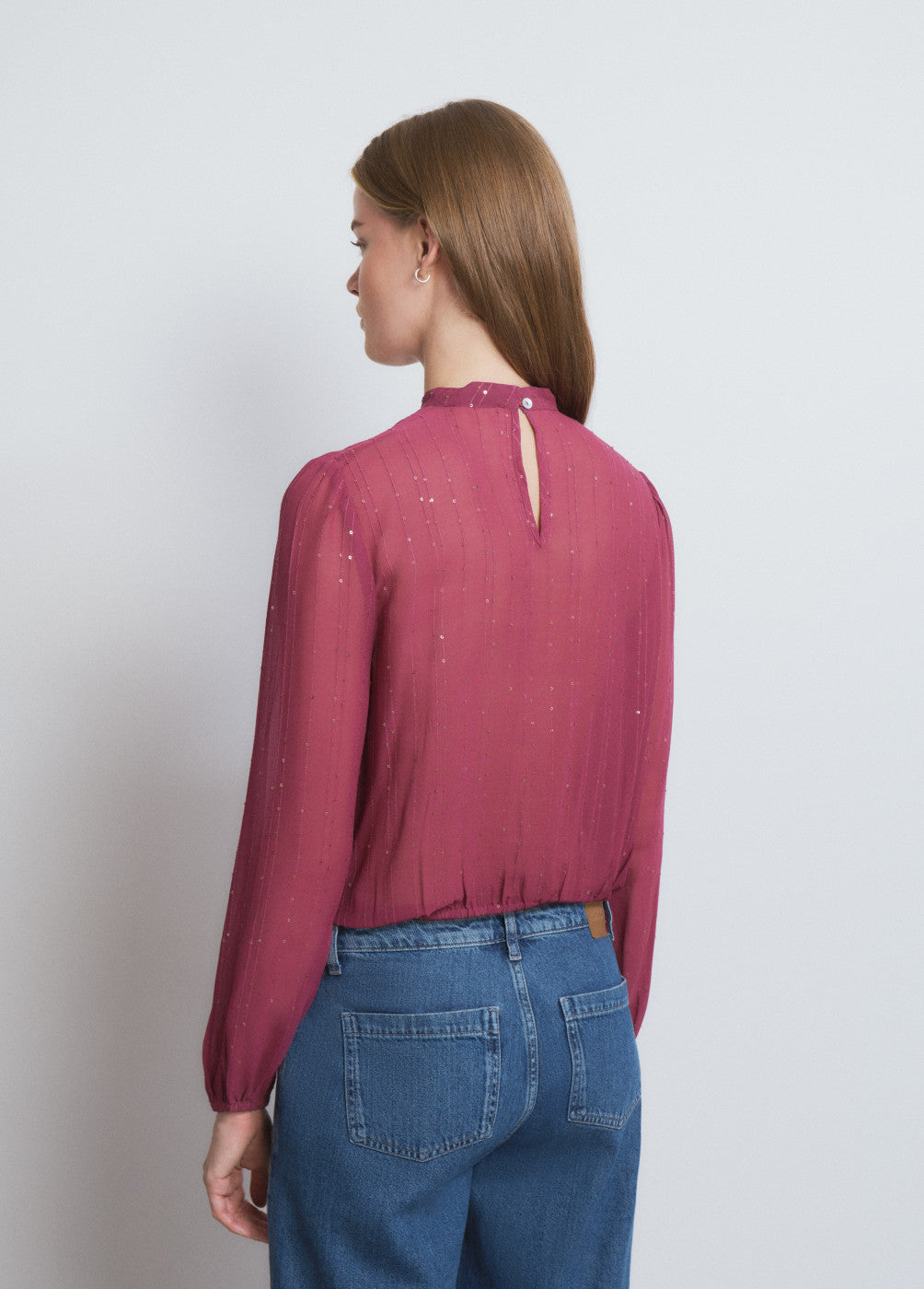 בראוני חולצה ארוכה לנשים