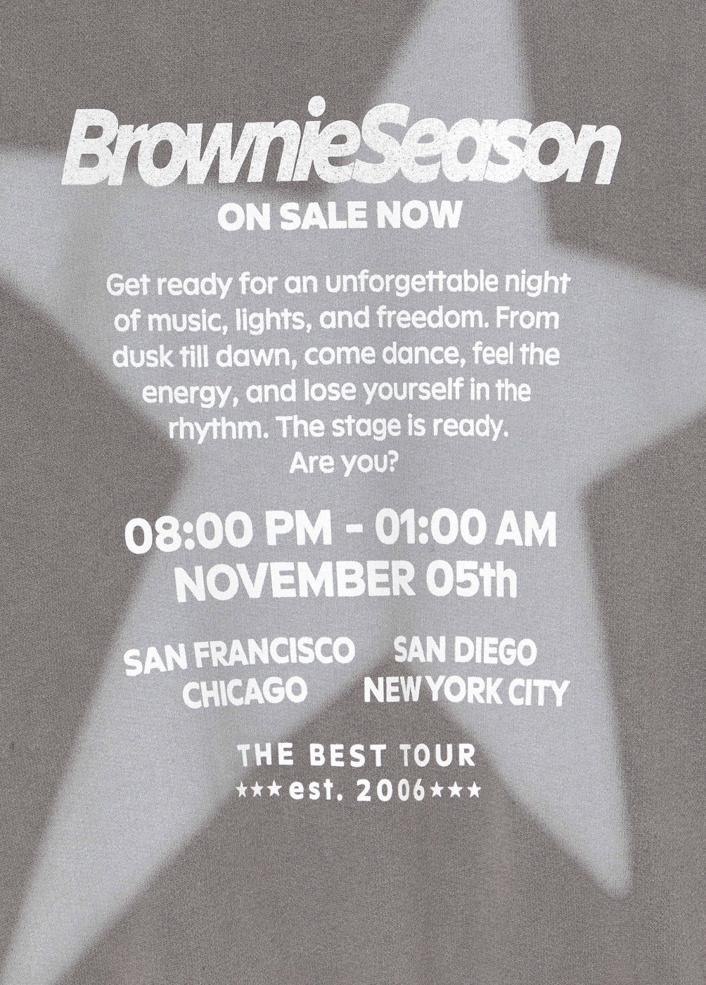 בראוני סווטשירט לנשים - CHOZEN