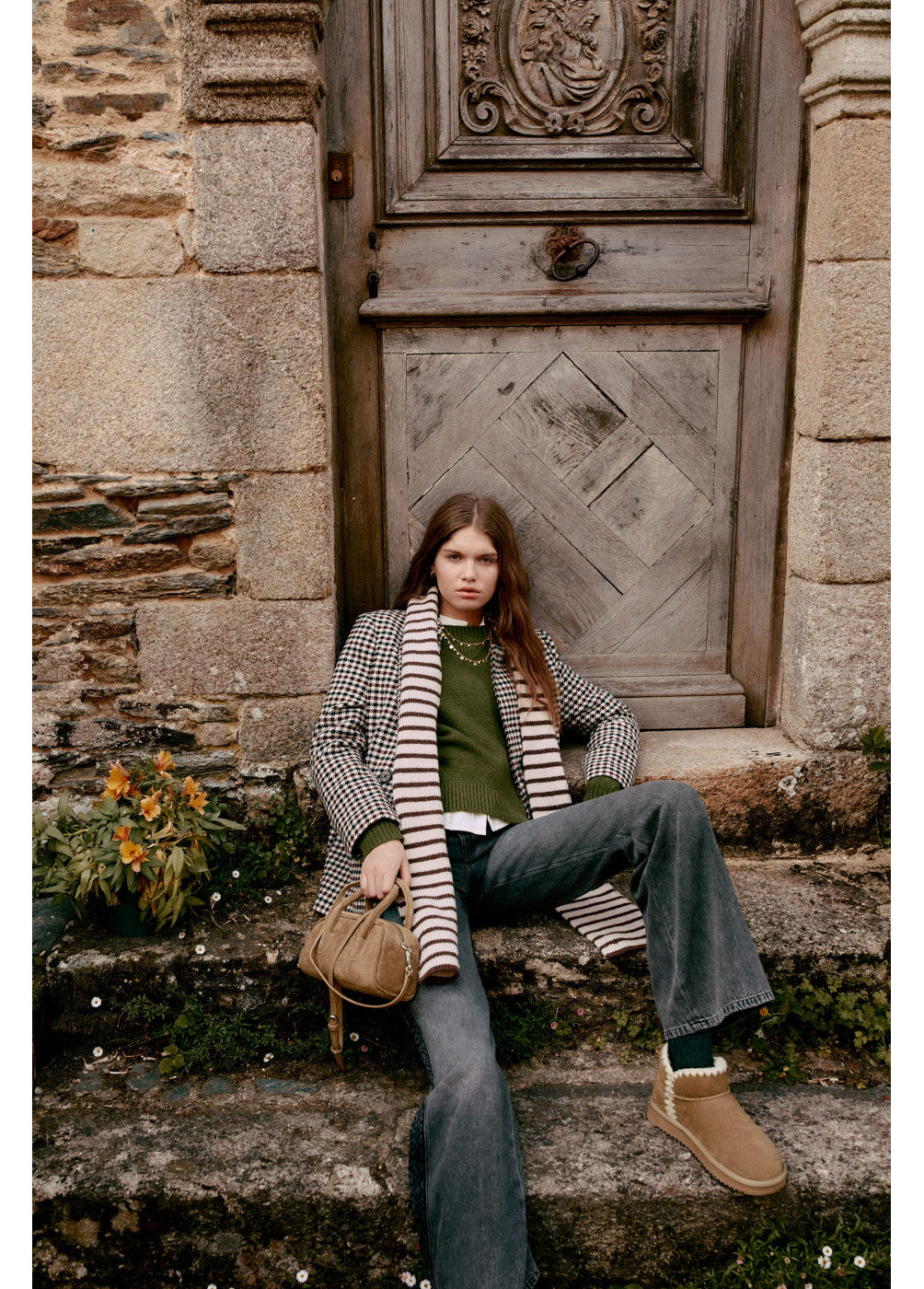 בראוני מעיל מחויט לנשים