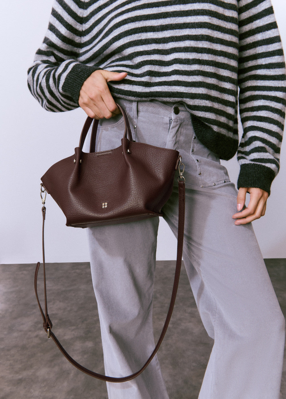 בראוני תיק יד מיני לנשים