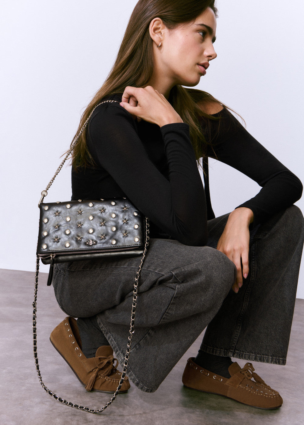 בראוני תיק צד לנשים