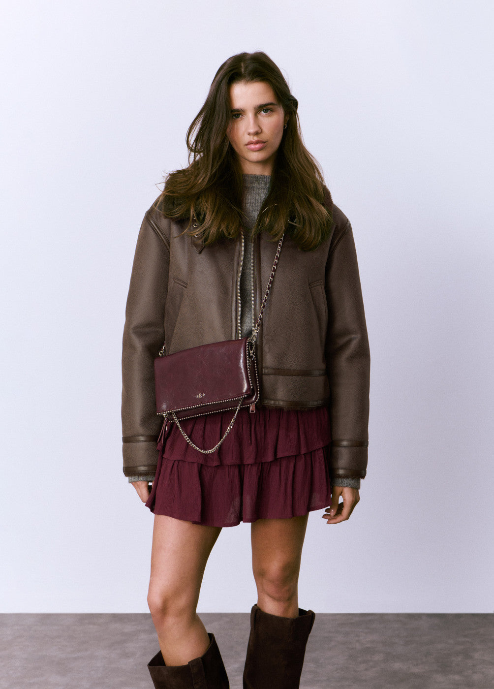 בראוני תיק צד לנשים