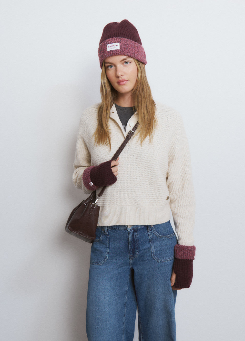 בראוני כפפות לנשים