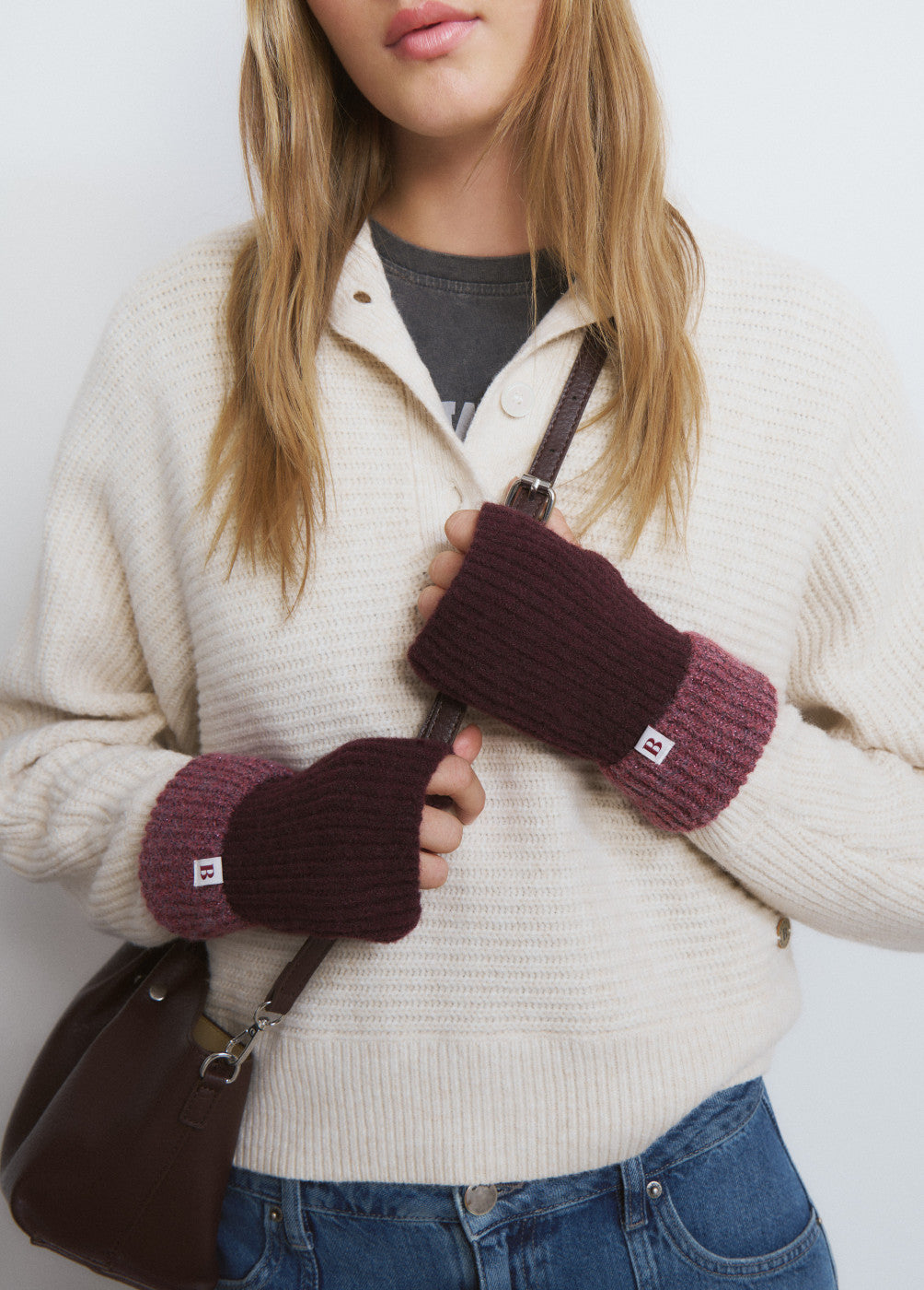 בראוני כפפות לנשים