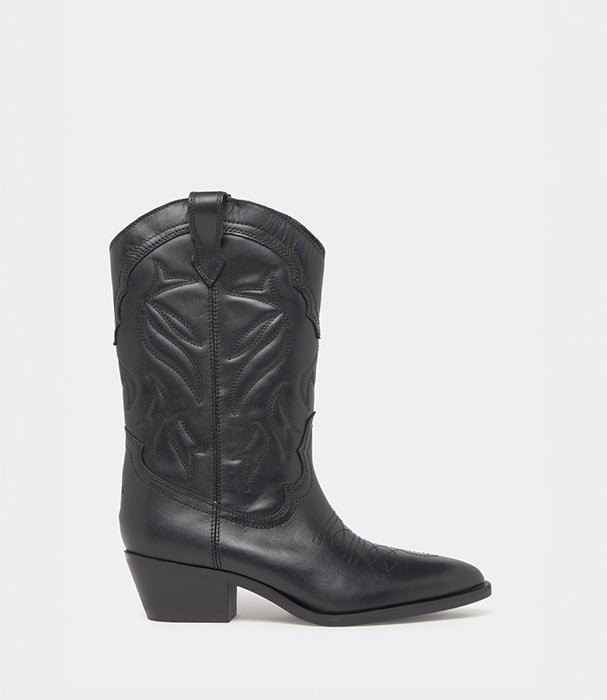 בראוני מגפי בוקרים לנשים