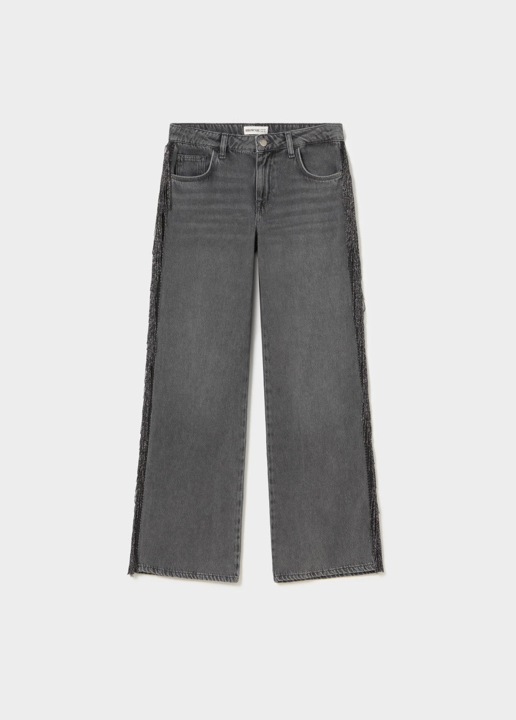 בראוני ג'ינס בגזרה ישרה לנשים