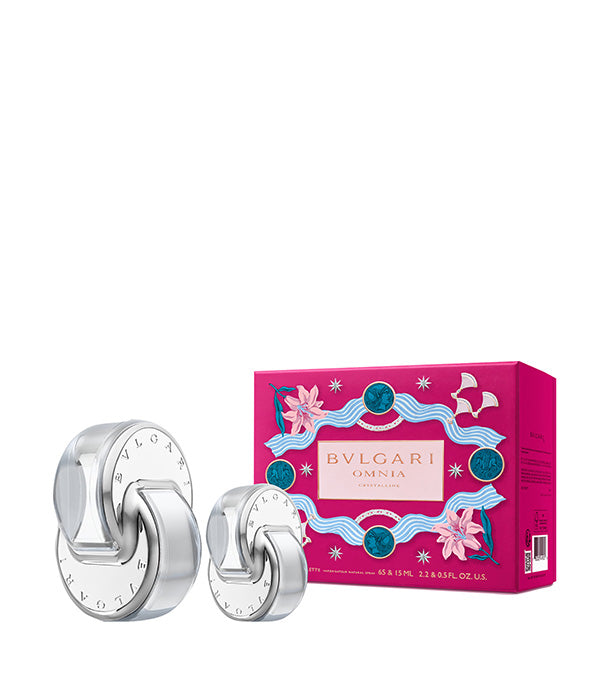 בולגרי מארז בישום אומניה קריסטלין בולגאי 65 מ"ל ובולגרי בושם 15 מ"ל מתנה