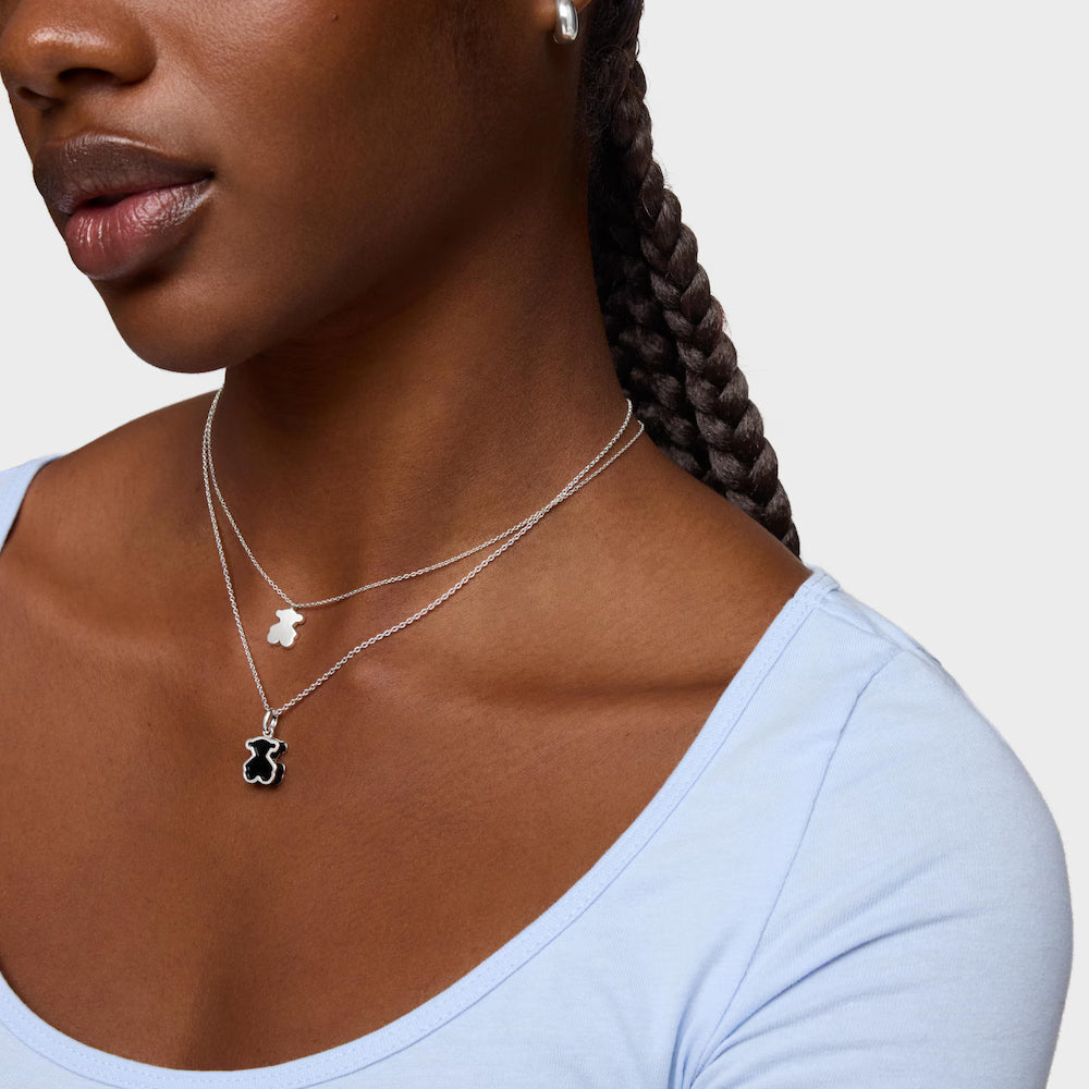 טואוס שרשרת דובי GALAXY מכסף