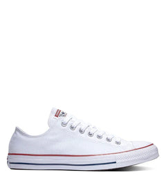 נעל סניקרס קנבס לבנה קלאסית דגם Converse, מוצג בצד, להשיג ב-CHOZEN קבוצת אלפא