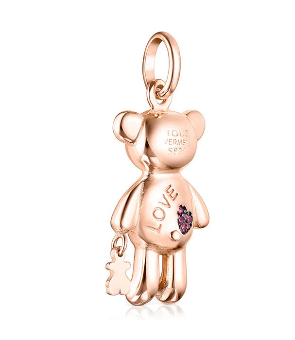 טואוס תליון דובי בשיבוץ אבני חן Teddy Bear Stars מורמייל